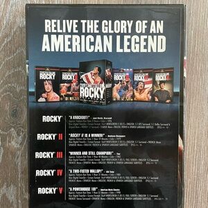 Rocky Movie Collection 5 DVD Set